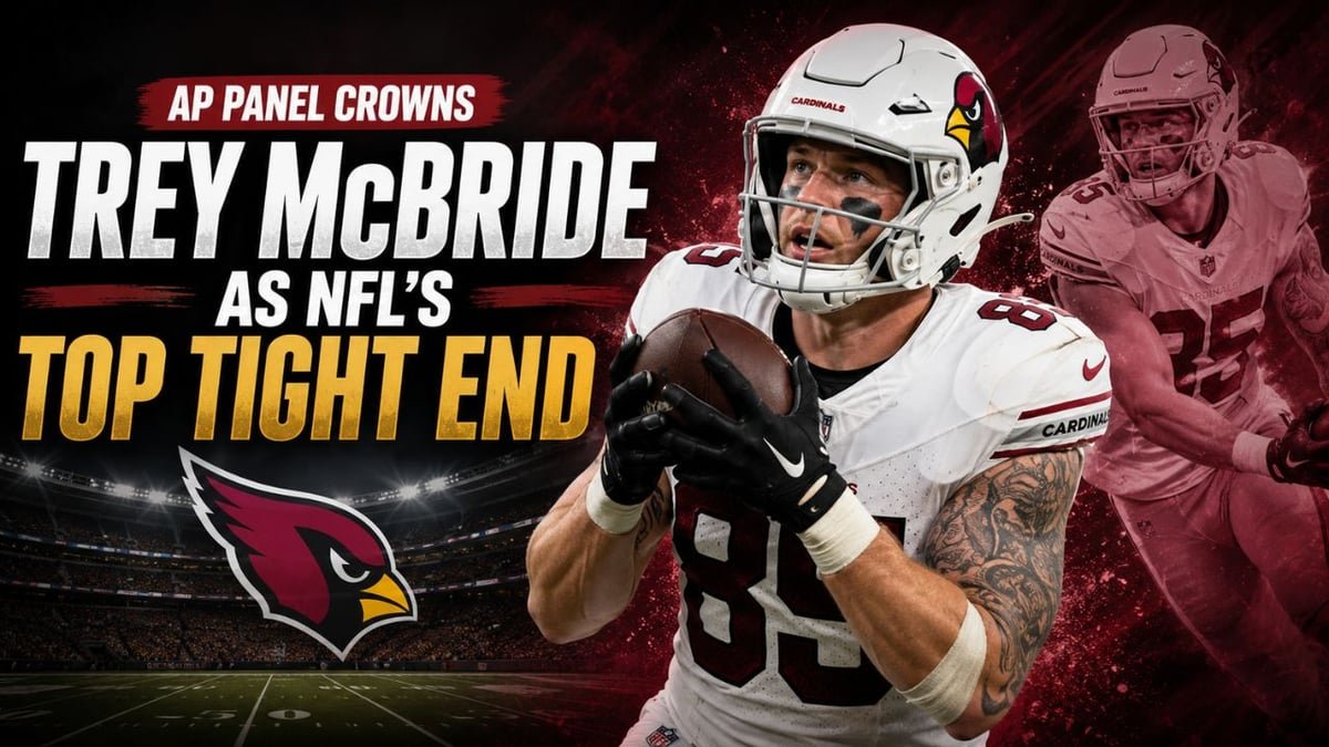 AP Panel Crowns Arizona’s Trey McBride as NFL’s Top Tight End