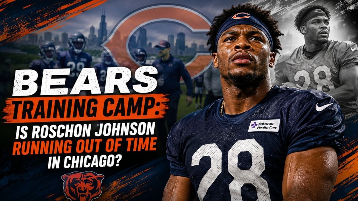 Bears Training Camp: Is Roschon Johnson Running Out of Time in Chicago?