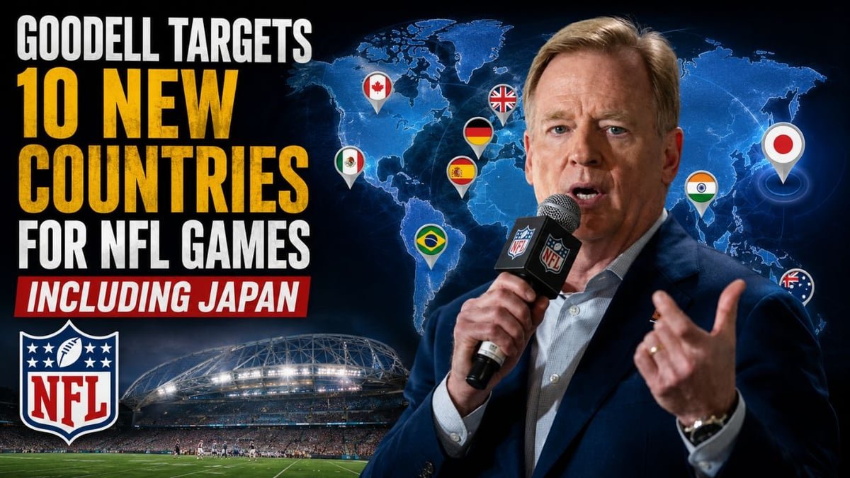 Goodell Targets Japan in Bold NFL Global Expansion Plan